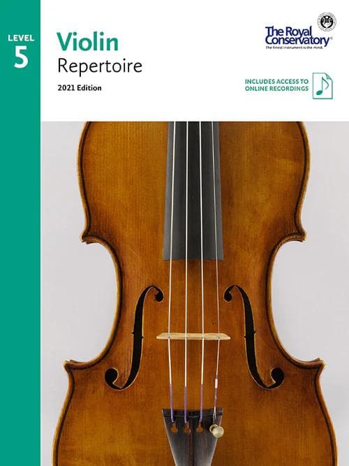 RCM - Violin Repertoire 5, 2021 Edition